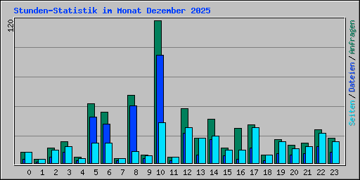 Stunden-Statistik im Monat Dezember 2025